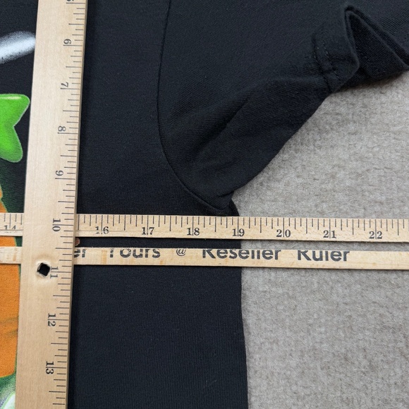 CVLA Looney Tunes Mens Shirt Black Medium Short Sleeve Marvin The Martian Adults - Picture 4 of 6